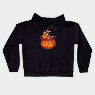 Halloween-pumpkin Kids Hoodie